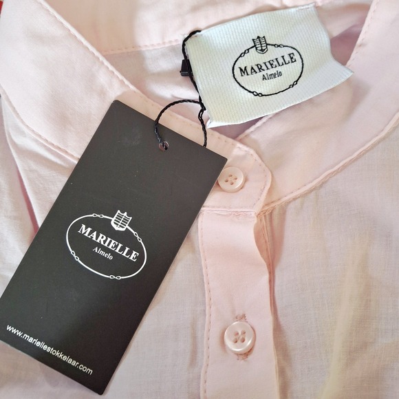 Marielle Almelo Victorie Maxi Boho Luxury Cotton Dress W/ Pockets NWT OS - Picture 9 of 11